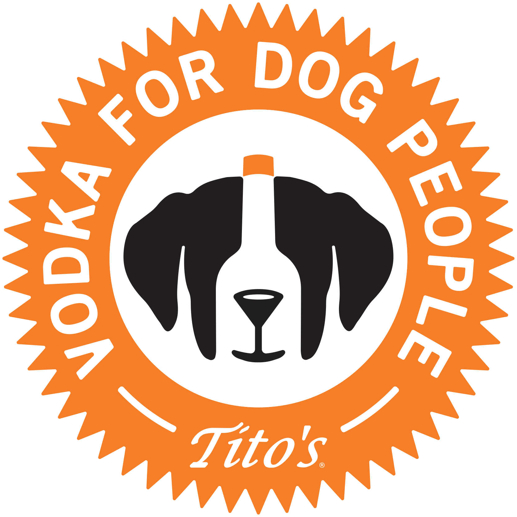 Vodka for dog people. Titos